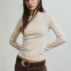 Stradivarius Basic high neck Long sleeved top  - Women's fashion